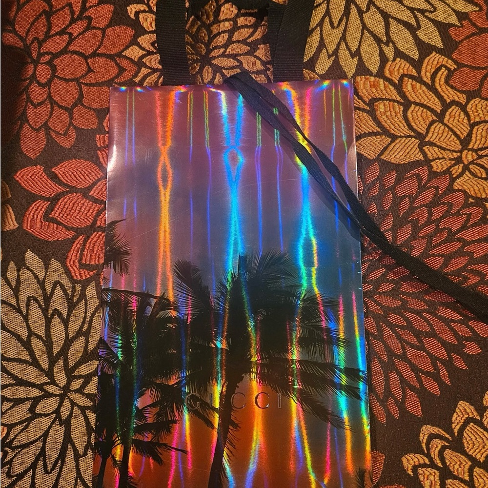 Gucci Holographic Palm Tote - Iridescent